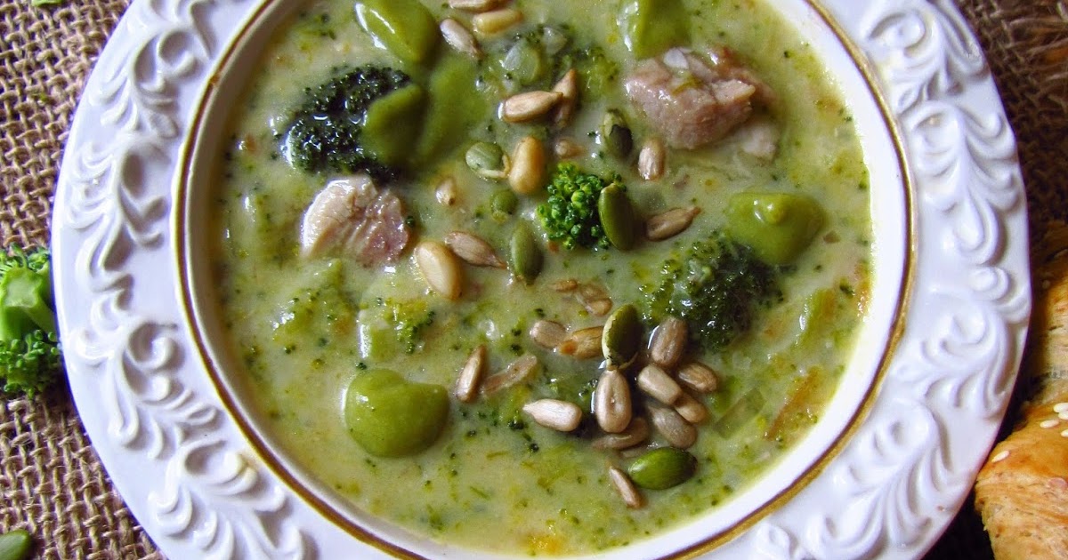 Ritos receptai Kreminė brokolių sriuba su grikiais