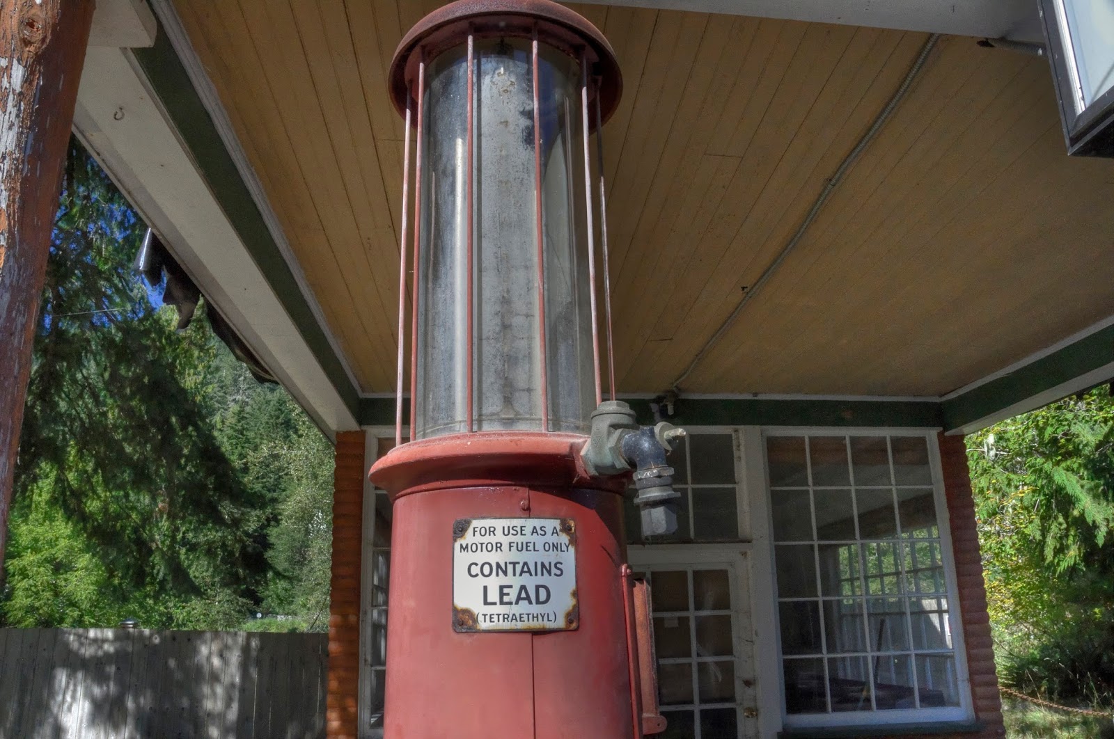This Life in Ruins Gas Station , Ashford, Wa