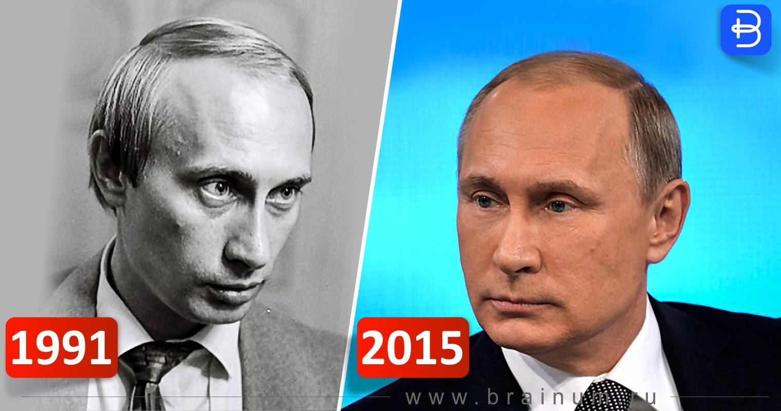 Путин до и после пластики