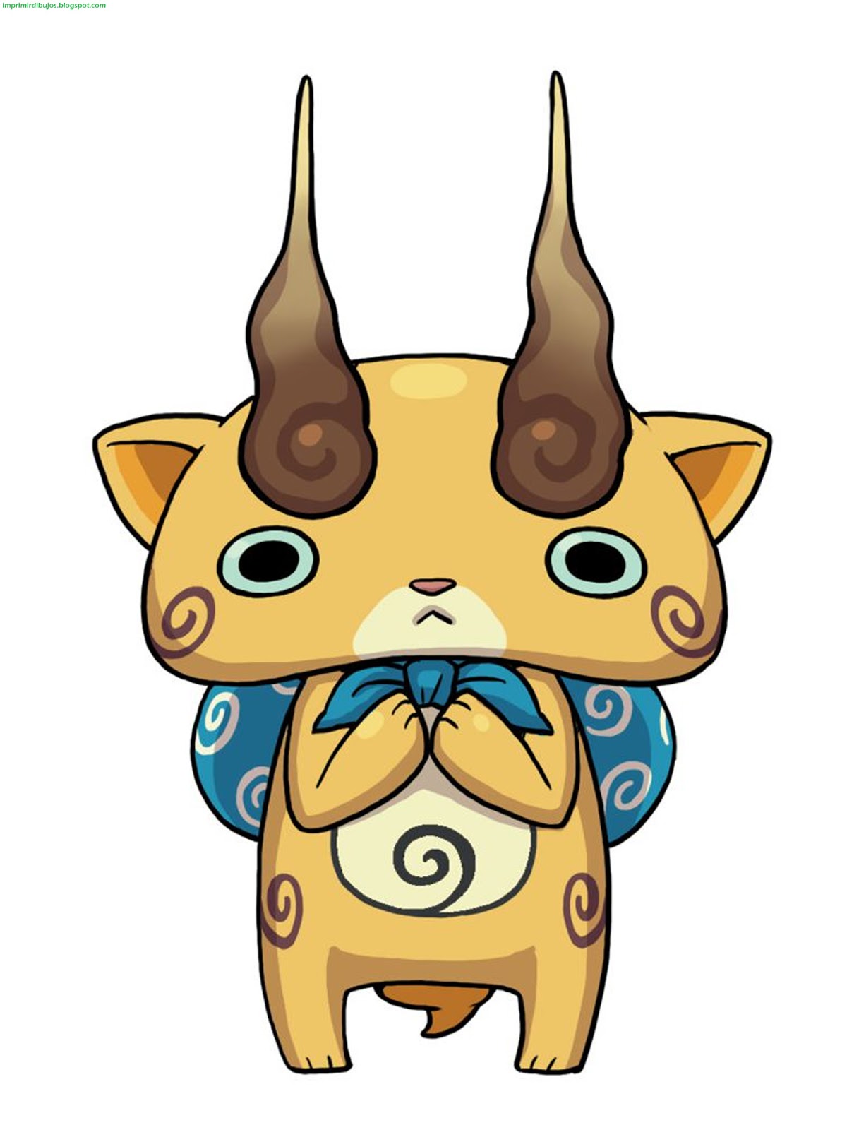 Imprimir Dibujos Dibujos de personajes de YoKai Watch para imprimir y recortar Imprimir Dibujos Dibujos de personajes de YoKai Watch para imprimir y recortar
