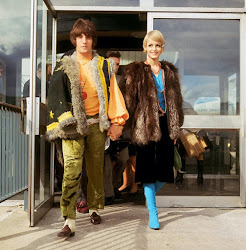 Justin De Villeneuve and Twiggy,  1967