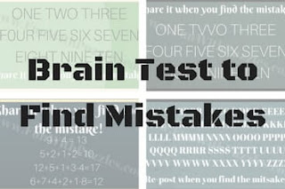 Brain Test to Find Mistakes in Puzzle Images