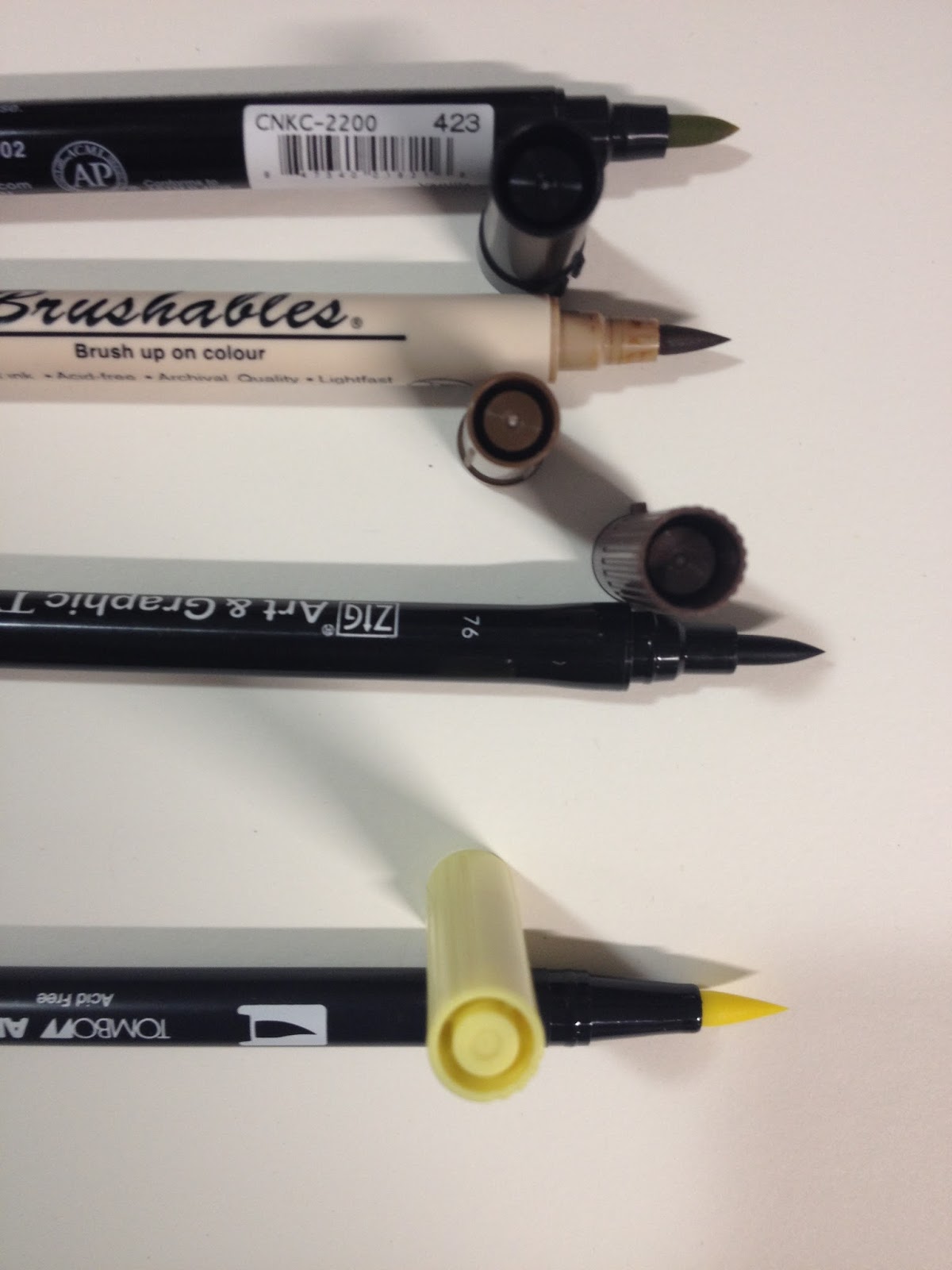 Winsor & Newton Extra Fine Poster Color Brush Pens - AliExpress