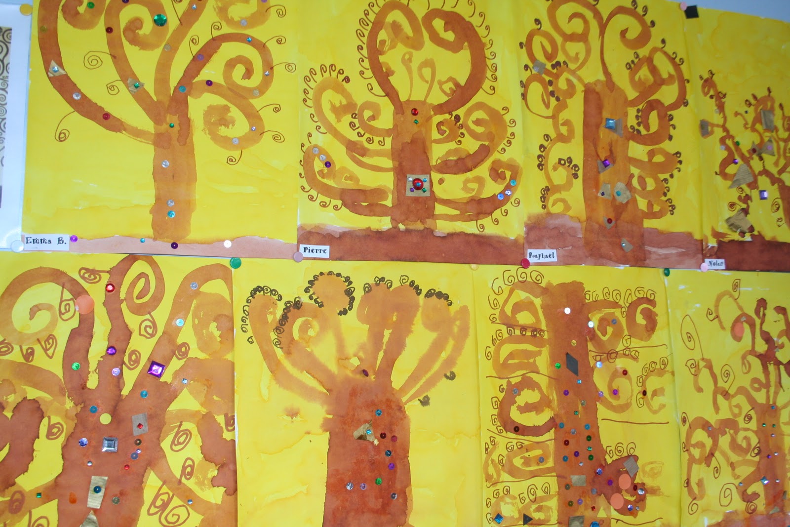 Un blog à la Prévert: Les arbres de Klimt