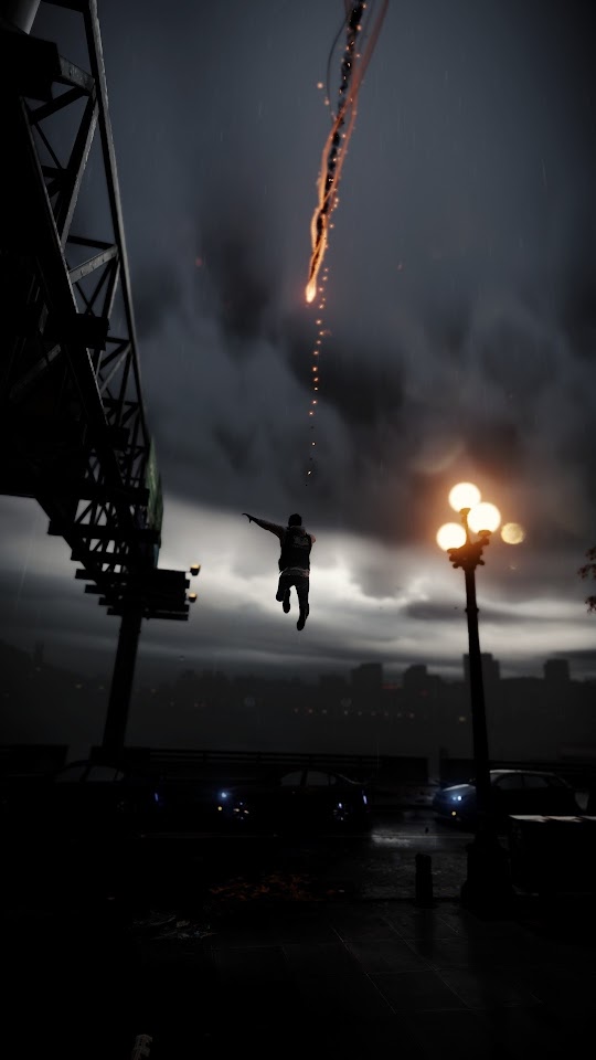 Infamous Smoke Ability Jump City  Android Best Wallpaper