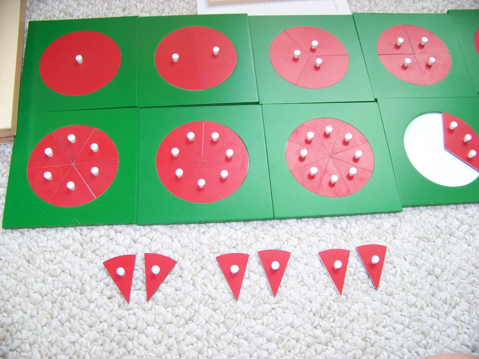 George Family - Montessori At Home: Montessori Fractions - Beginning