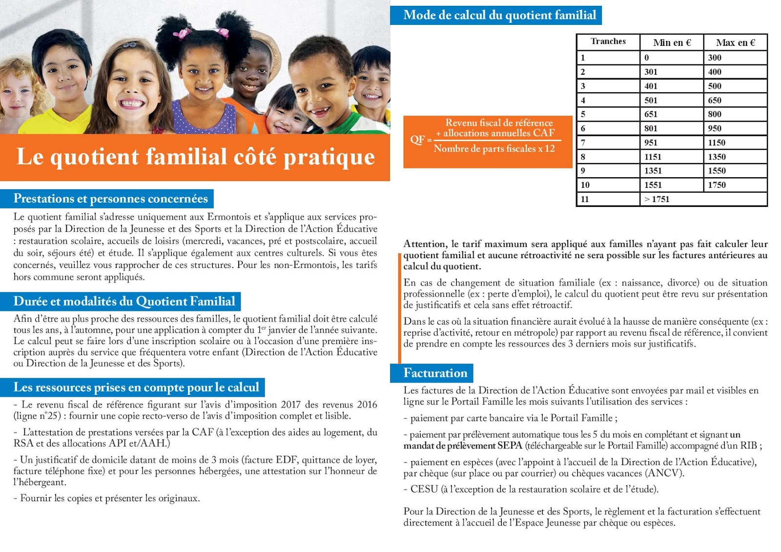 QUOTIENT FAMILIAL 2018