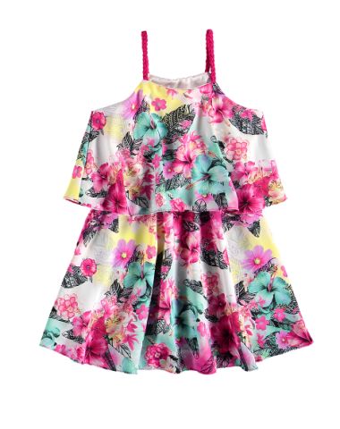 vestido estampado infantil malwee vestido estampado infantil malwee