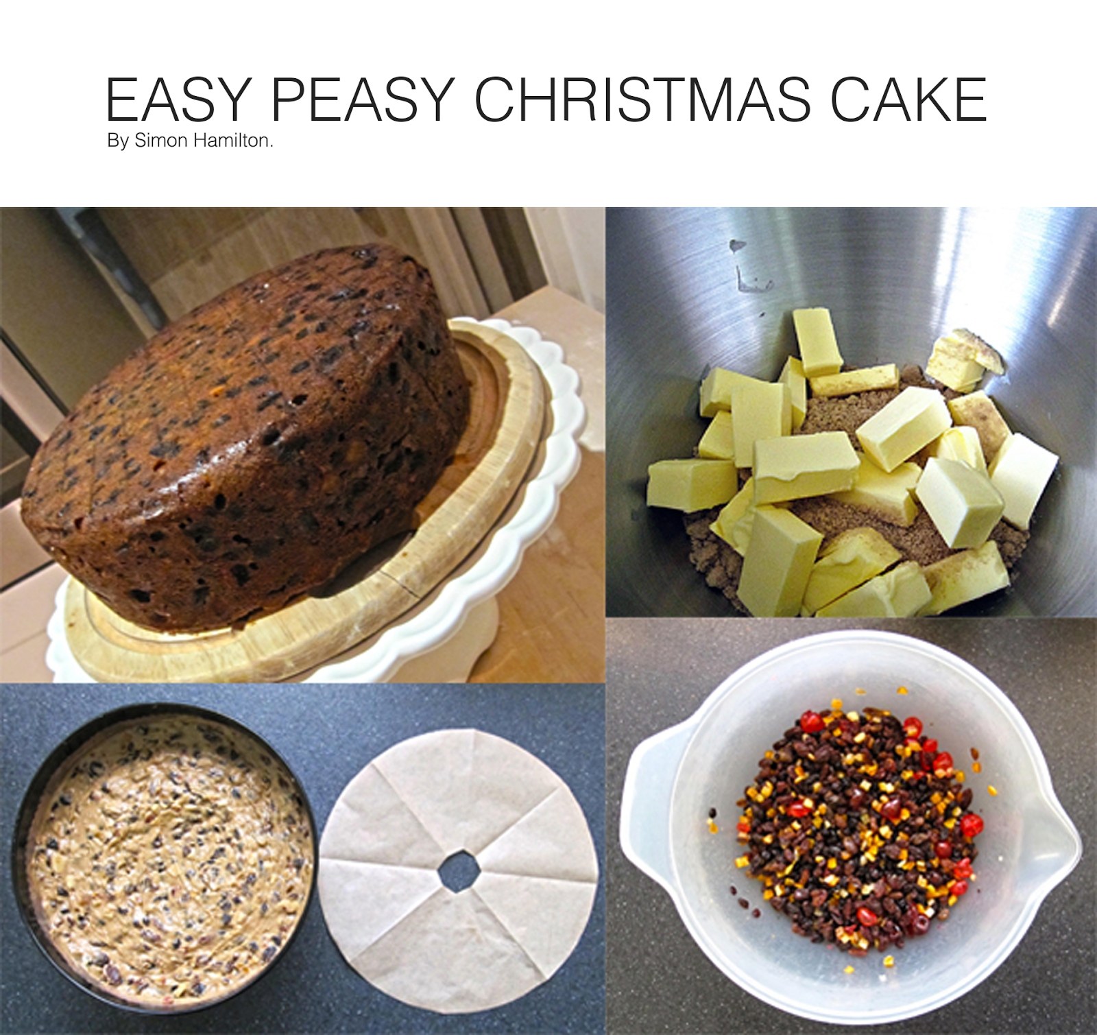 Just Bake EASY PEASY CHRISTMAS CAKE