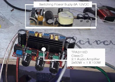 TPA3116 and 12V DC Switching Power Supply