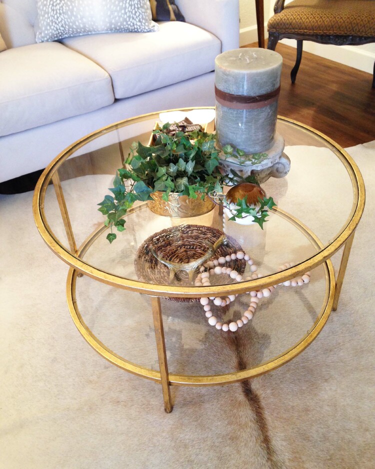 How To Style A Glass Top Coffee Table A Stroll Thru Life