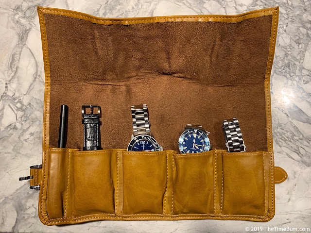 Watch Storage Zelos Leather Roll