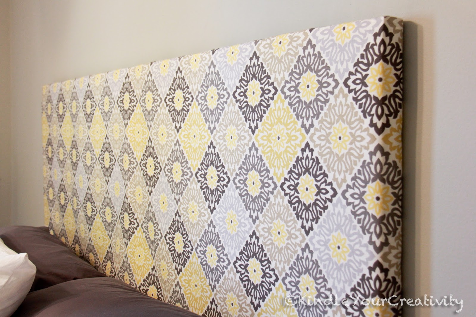 Diy Fabric Headboard, How To Make A Headboard Out Of Fabric
