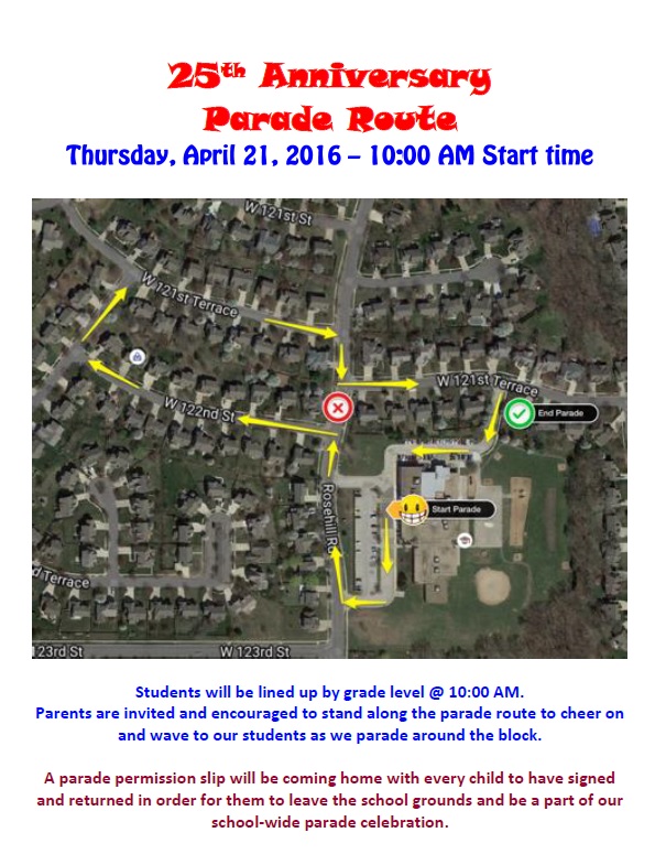 Pleasant Ridge Elementary 25th Aniversary Parade