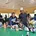 Nollywood Actor Victor Osuagwu, Omoefe Ejere Celebrates & Dine With Blind Children In Abuja