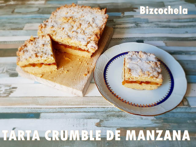 TARTA CRUMBLE DE MANZANA