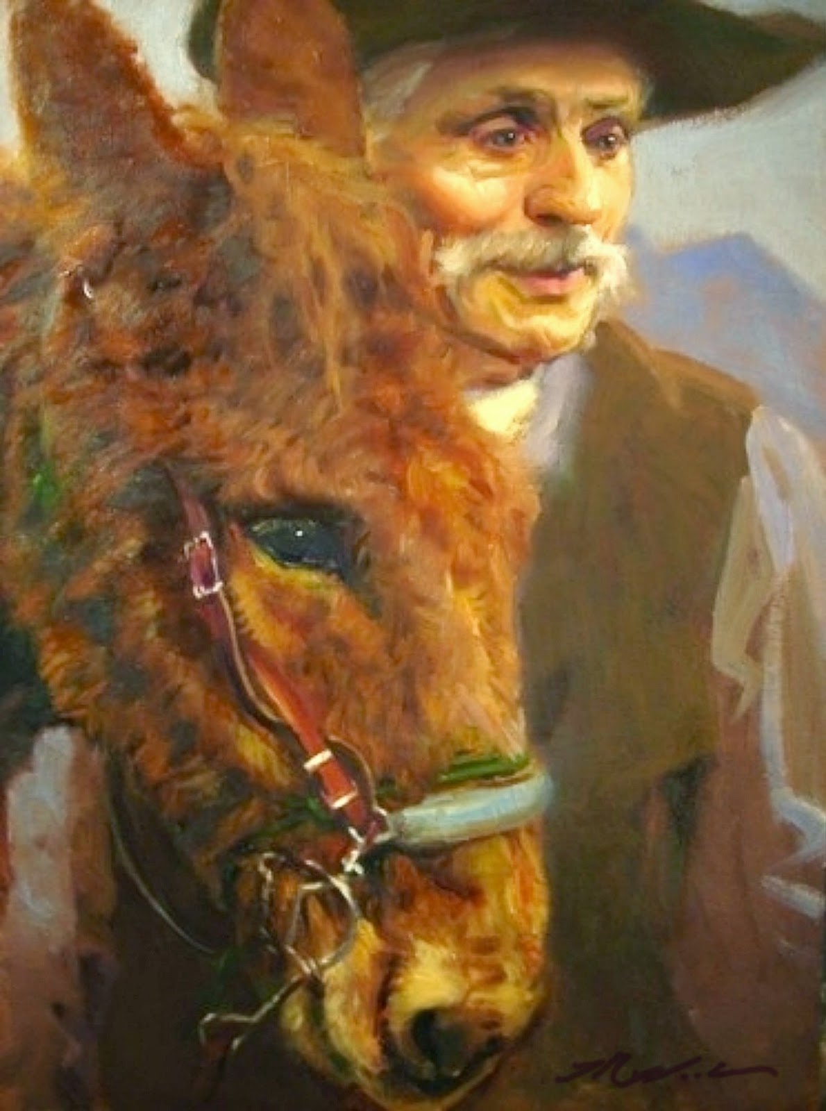 Fredric Michael Wood Impressionist painter Tutt'Art Pittura