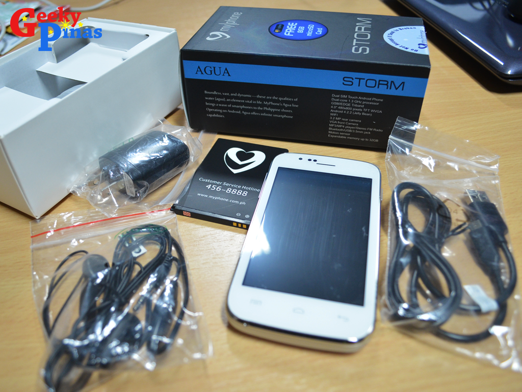 MyPhone Agua Storm Unboxing and Initial Impressions