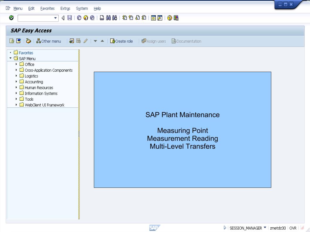 青蛙SAP分享 Froggy's SAP sharing: SAP PM - Measuring Point Measurement ...