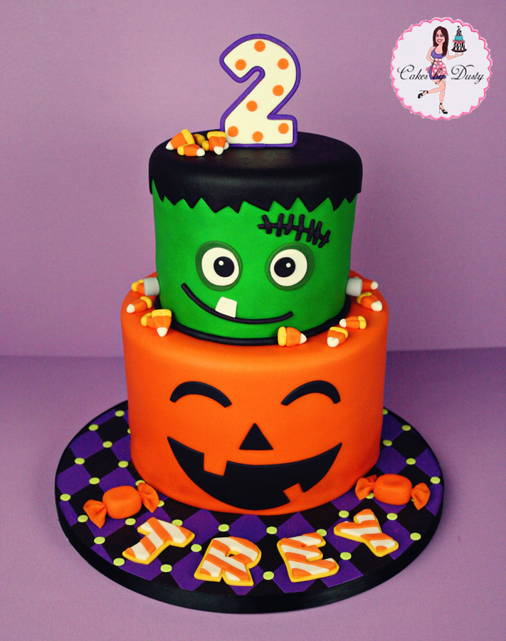 Themed Halloween Birthday Party Cake