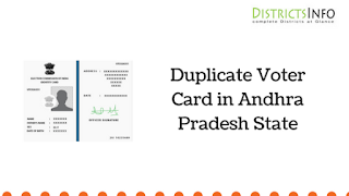 Duplicate Voter Card in Andhra Pradesh