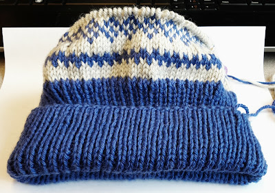 Fair Isle hat - my first attempt at this technique!
