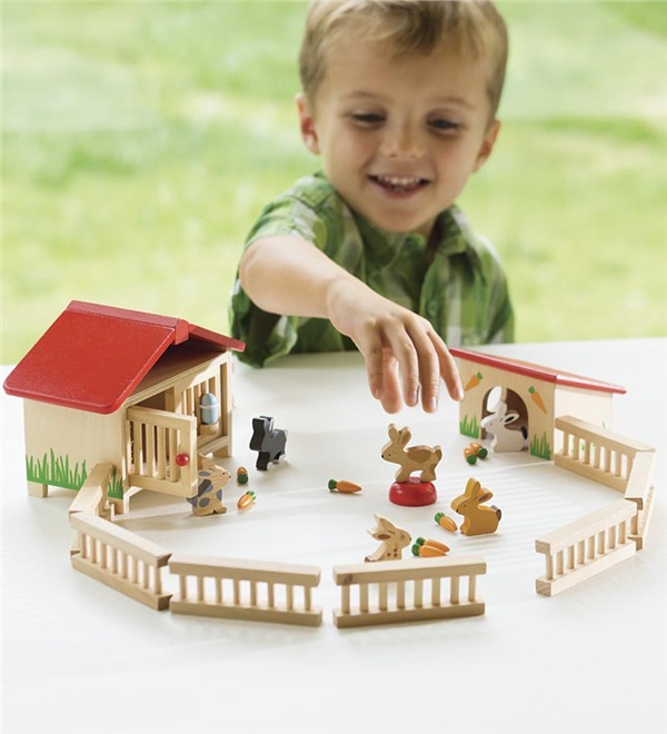 Wooden Bunny Hutch Wooden Bunny Hutch