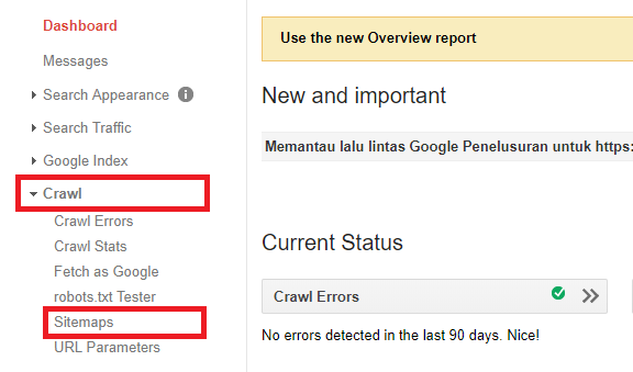 Cara Submite Sitemap.XML di Google Webmaster Cara Submite Sitemap.XML di Google Webmaster