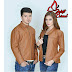 ANL021 Model Jaket Semi Kulit Couple Coklat Panganggur Kulit
