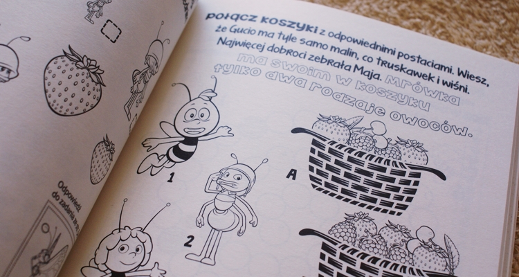 Wielka Księga Łamigłówek. Pszczółka Maja Wielka Księga Łamigłówek. Pszczółka Maja