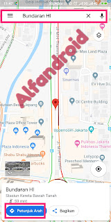 cara cek jadwal mrt google maps