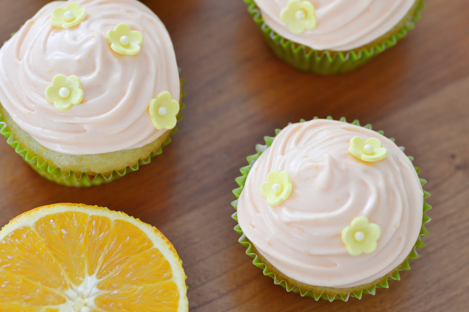 Olive Oil, Lemon, & Orange Cupcakes Building Buttercream