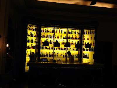 The bar at the Bombay Brasserie, Gloucester Road, London