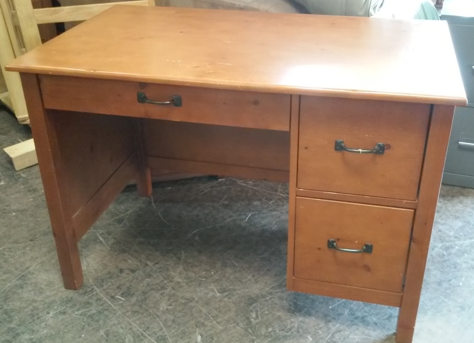 UHURU FURNITURE & COLLECTIBLES SOLD 3 1/2' Wide Pottery Barn Computer