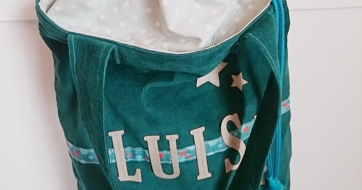 mama nina: ein praktischer Beutel mit Tunnelzug für den Kiga #markeeigenbau