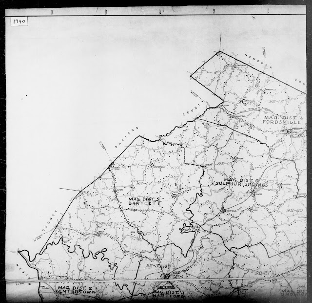 Ohio County, Kentucky History 1940 Census Maps