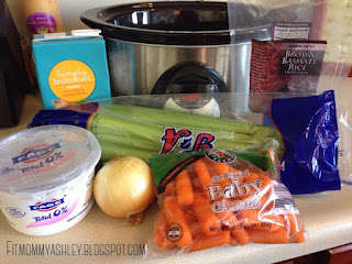 crockpot chicken and rice soup chicken, rice, crockpot, clean eating, healthy, sick day soup, organic, easy,dinner, kid friendly, carrots, celery, rice, creamy,