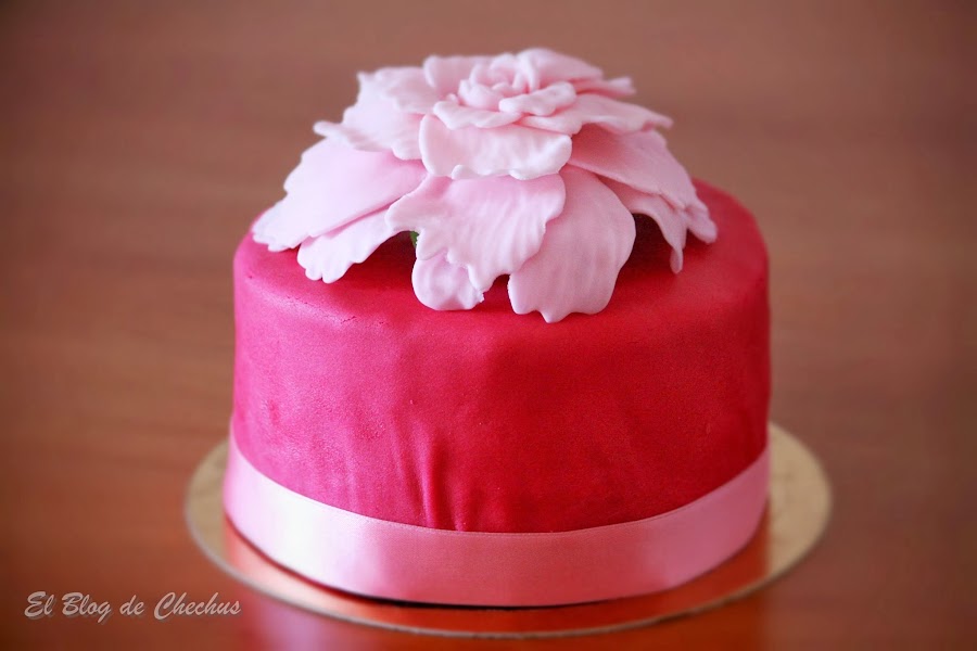 Tarta Peoni, Tartas decoradas, El Blog de Chechus, Chechus Cupcakes