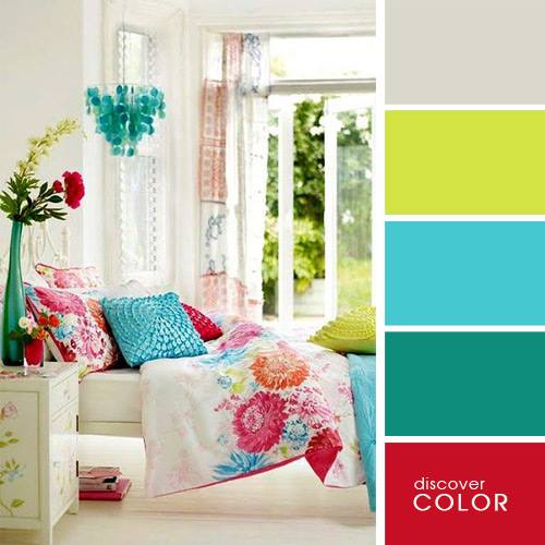Consistent colors In the decor الألوان المتناسقة في الديكور الداخلي