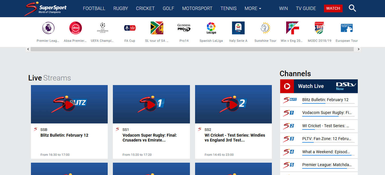 free soccer stream websites