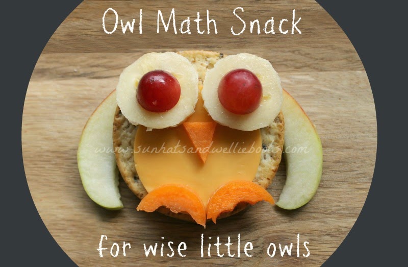 Sun Hats & Wellie Boots Edible Math Activity Owl Snacks