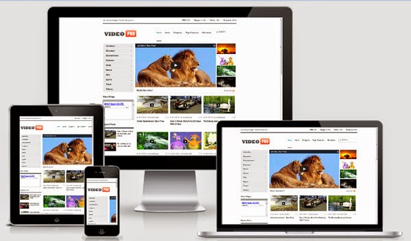 video pro blogger template