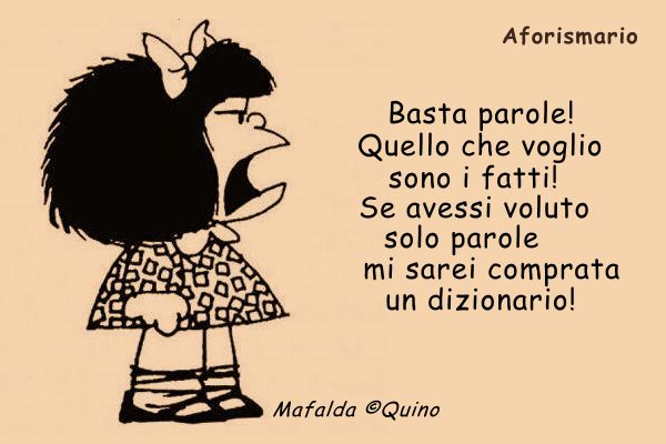 Aforismario: Frasi e battute impertinenti di Mafalda (Quino)