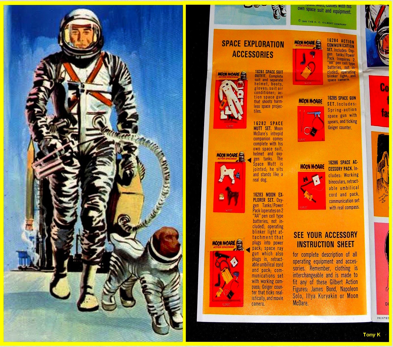 Vintage Plastic Spaceman Astronaut Ramp Walker Gum machine 1970s New MIB NOS 