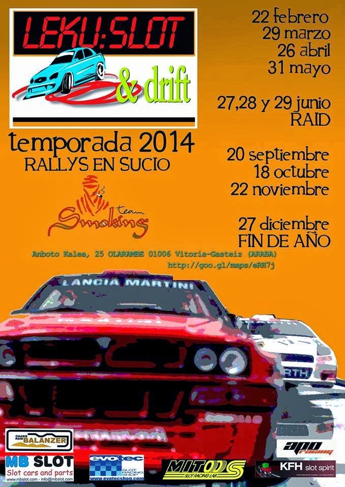 calendario New Leku Slot&Drift 2014