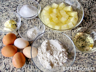 Prajitura cu ananas ingrediente reteta
