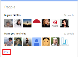 Widged Google+ Folowers, Followers list is private