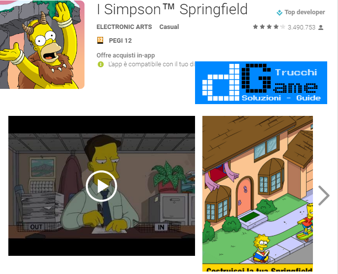 Trucchi I Simpson Springfield Mod Apk Android v 4.24.1