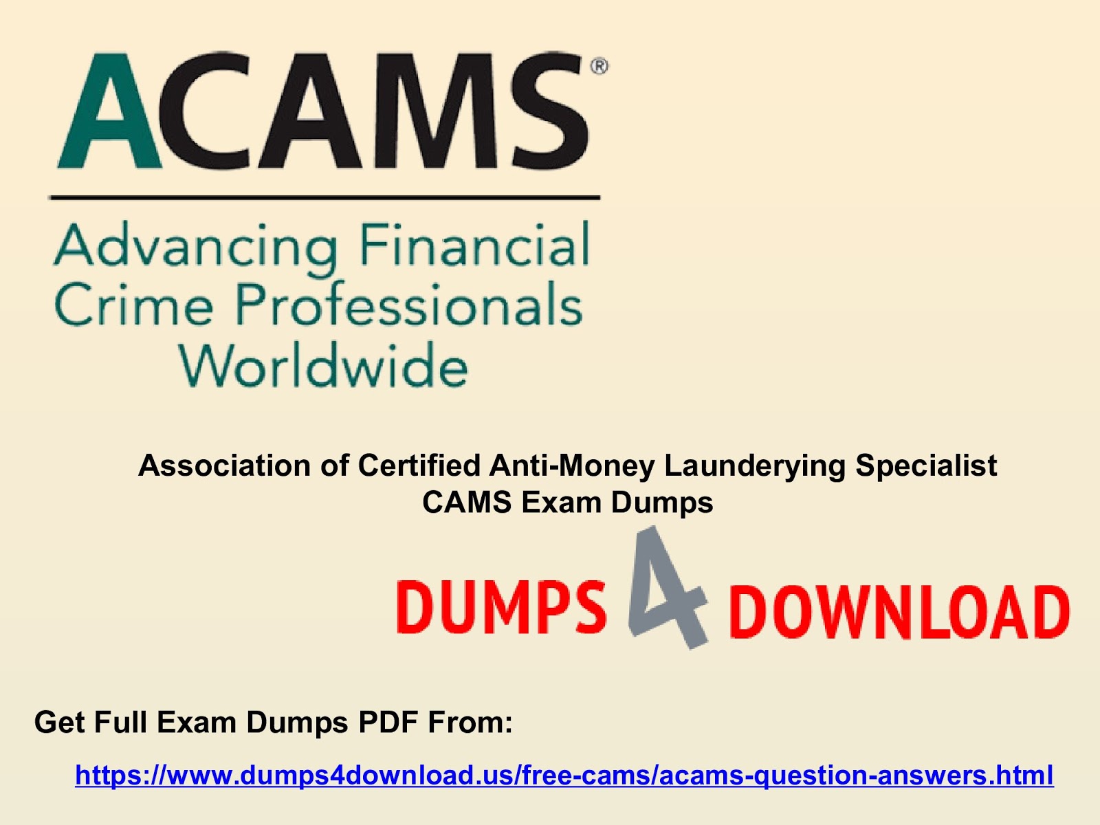 CAMS Exam Fragen | Maxtic