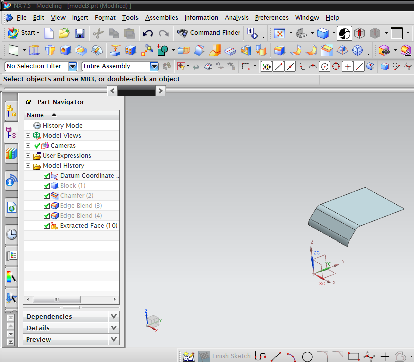 NX(UNIGRAPHICS) TUTORIAL HOW TO USE EXTRACT BODY IN SIEMENS NX (UG)